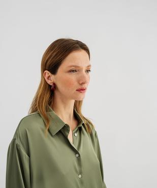 Chemise en satin femme vue7 - GEMO(FEMME PAP) - GEMO