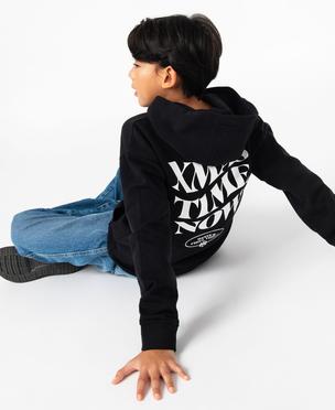 Sweat à capuche avec inscriptions Noël garçon vue1 - GEMO (JUNIOR) - GEMO