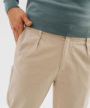 Pantalon chino coupe regular homme vue3 - GEMO 4G HOMME - GEMO