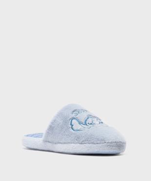 Chaussons mules plates à motif brodé femme - Stitch vue3 - LILO & STITCH - GEMO