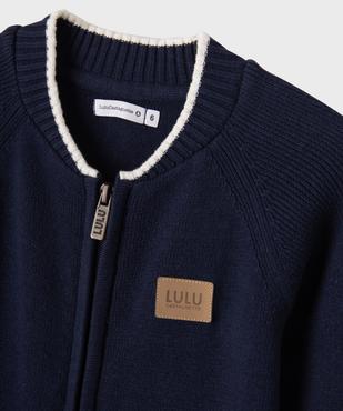 Gilet zippé en coton garçon - LuluCastagnette vue2 - LULUCASTAGNETTE - GEMO