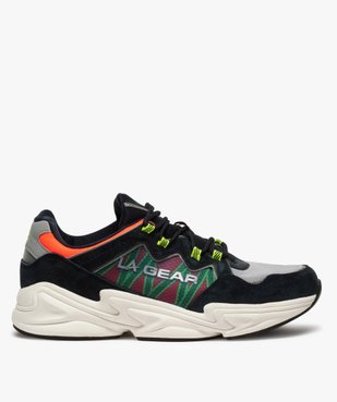 Baskets homme running détails fluo – LA Gear vue1 - L.A. GEAR - GEMO