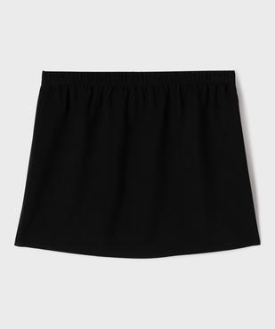 Jupe de plage courte en viscose fine et fluide fille vue3 - GEMO 4G FILLE - GEMO