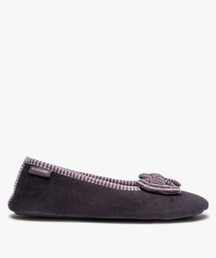 Chausson femme ballerines à nœud décoratif - Isotoner vue1 - ISOTONER - GEMO