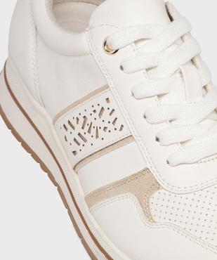 Baskets à lacets avec talon compensé femme - Valentina Baldano vue6 - VALENTINA BALDA - GEMO