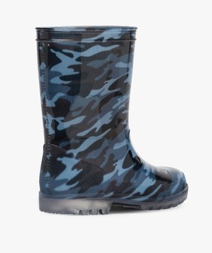 Bottes de pluie garçon motif camouflage vue4 - GEMO (ENFANT) - GEMO