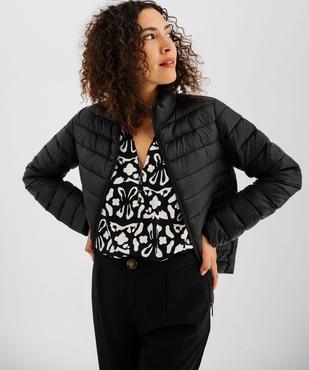 Doudoune légère avec col montant femme vue1 - GEMO 4G FEMME - GEMO