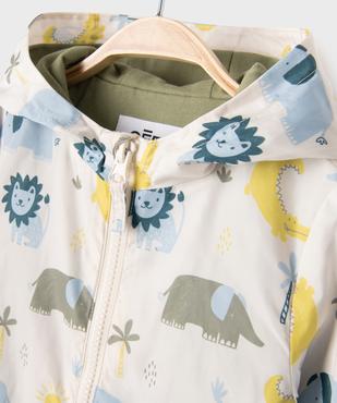 Blouson imperméable à capuche bébé garçon vue3 - GEMO(BEBE DEBT) - GEMO