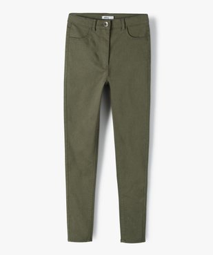 Pantalon fille coupe Ultra Skinny taille haute vue1 - GEMO (JUNIOR) - GEMO
