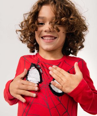 Tee-shirt garçon avec motif en sequins réversibles - Spiderman vue2 - SPIDERMAN - GEMO