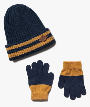 Ensemble d'accessoires bonnet et gants pour garçon  - GEMO