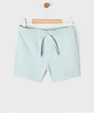 Short en maille avec ceinture ajustable bébé garçon vue4 - GEMO 4G BEBE - GEMO