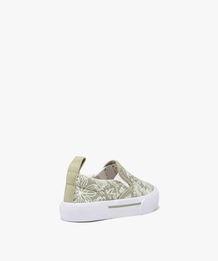 Tennis en toile sans lacets à imprimé tropical bébé garçon vue5 - CAMPS US - GEMO