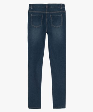 Jean fille coupe slim extensible 4 poches vue3 - GEMO (JUNIOR) - GEMO