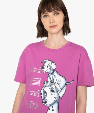 Tee-shirt femme oversize avec motif XXL - Disney vue2 - DISNEY DTR - GEMO