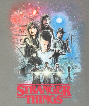 Tee-shirt garçon avec motif XXL – Stranger Things vue2 - STRANGER THINGS - GEMO