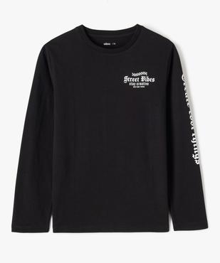 Tee-shirt manches longues imprimé garçon vue2 - GEMO 4G GARCON - GEMO