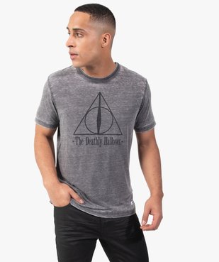 Tee-shirt homme effet vintage imprimé - Harry Potter vue2 - HARRY POTTER - GEMO