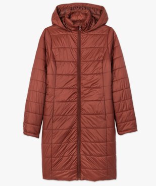 Manteau femme matelassé avec capuche vue4 - GEMO(FEMME PAP) - GEMO