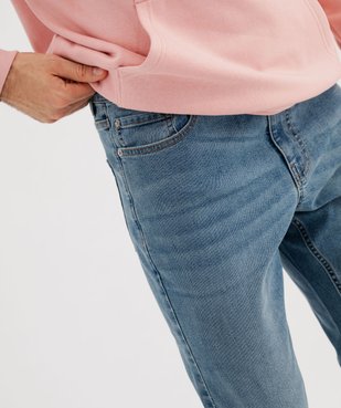 Jean regular en denim stretch homme vue6 - GEMO 4G HOMME - GEMO