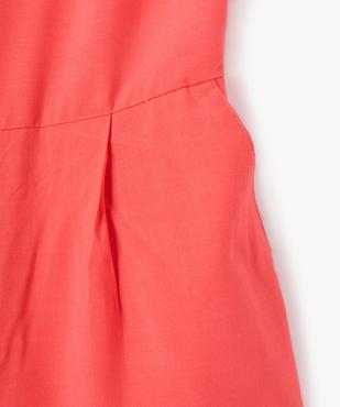 Combishort fille élégant avec grande ouverture dos vue3 - GEMO (JUNIOR) - GEMO