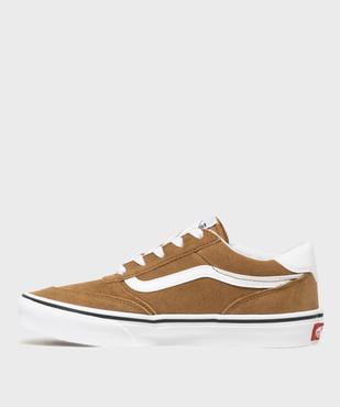 Baskets basses dessus cuir Brooklyn LS garçon - Vans vue3 - VANS - GEMO