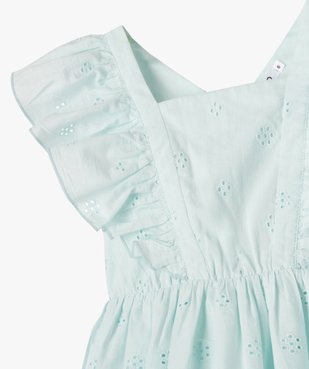 Robe à volants avec broderies anglaises fille vue2 - GEMO (ENFANT) - GEMO