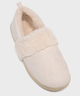 Chaussons à paillettes avec doublure chaude femme vue5 - GEMO 4G FEMME - GEMO