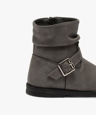 Bottines bébé fille irisées avec boucle métallique vue6 - GEMO(BEBE DEBT) - GEMO