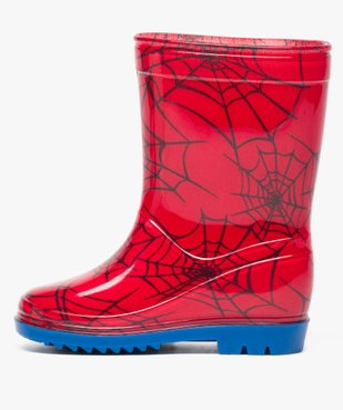 Bottes de pluie garçon à imprimé Spiderman vue3 - SPIDERMAN - GEMO