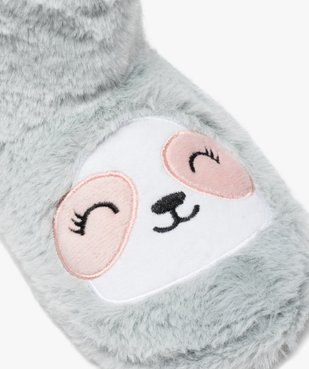 Chaussons fille boots brodés bébé phoque vue6 - GEMO C4G FILLE - GEMO