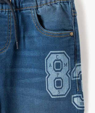 Jegging garçon délavé à taille élastiquée - Camps United vue3 - CAMPS UNITED - GEMO