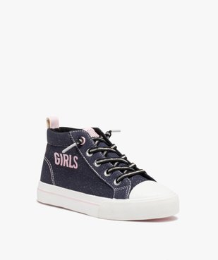 Baskets fille mid-cut déperlantes  vue2 - GEMO (ENFANT) - GEMO