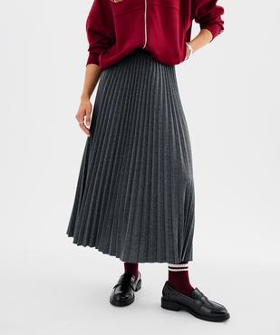 Jupe midi plissée femme vue1 - GEMO(FEMME PAP) - GEMO