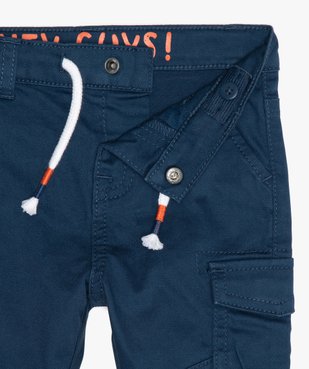 Pantalon bébé garçon multi-poches en toile vue2 - GEMO(BEBE DEBT) - GEMO