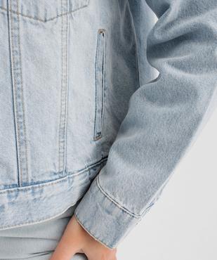 Veste en jean classique femme vue5 - GEMO 4G FEMME - GEMO