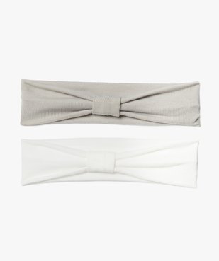 Bandeau fille pour les cheveux avec nœud (lot de 2) vue1 - GEMO - GEMO