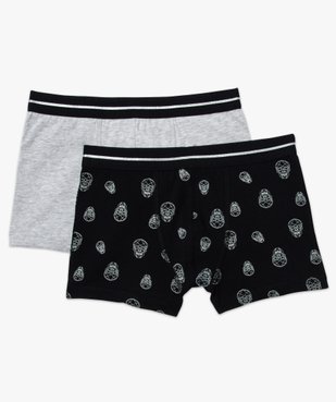 Lot de 2 boxers avec taille élastique à liseré vue1 - GEMO (ENFANT) - GEMO