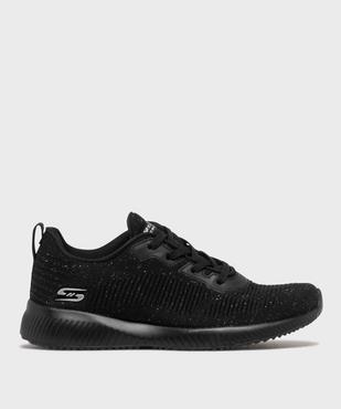 Baskets basses en mesh pailleté femme - Skechers vue1 - SKECHERS - GEMO