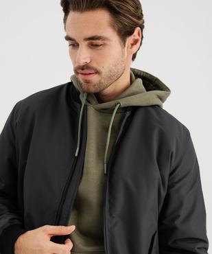 Blouson zippé style bombers homme vue2 - GEMO 4G HOMME - GEMO