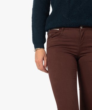 Pantalon femme coupe slim effet push-up vue2 - GEMO(FEMME PAP) - GEMO