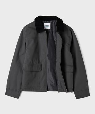 Veste zippée matelassée à col velours garçon vue2 - GEMO 4G GARCON - GEMO