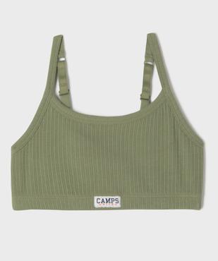 Brassière en coton stretch à fines bretelles fille - Camps United vue1 - CAMPS GEMO FOR GOOD - GEMO