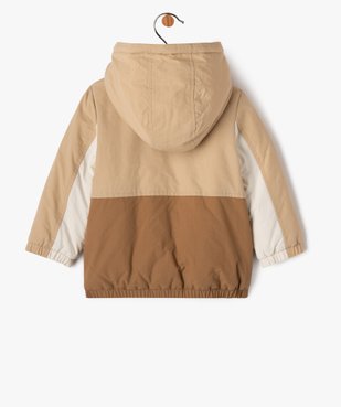 Blouson à capuche multicolore bébé garçon vue4 - GEMO 4G BEBE - GEMO