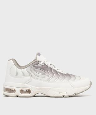 Baskets en mesh à semelle épaisse avec bulle d'air translucide homme vue1 - 5 MILES GEMO FOR GOOD - GEMO