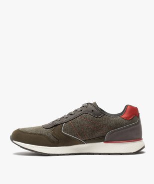 Baskets homme jeanswear à lacets - Roadsign vue3 - ROADSIGN - GEMO