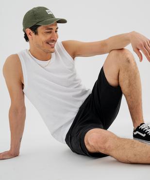 Tee-shirt sans manches en jersey de coton homme vue1 - GEMO 4G HOMME - GEMO