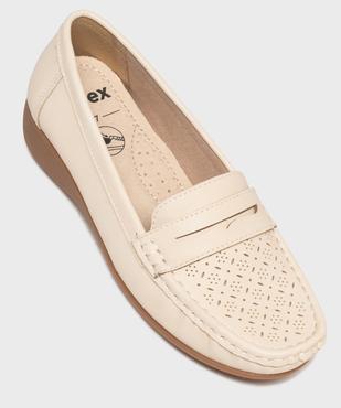 Mocassins confort à talon compensé femme - G'Flex vue5 - G'FLEX - GEMO