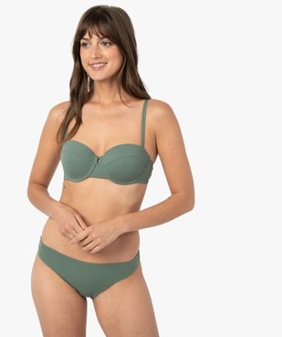 Bas de maillot de bain femme forme culotte vue3 - GEMO (PLAGE) - GEMO