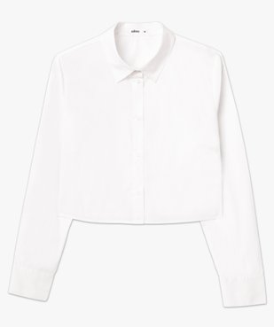 Chemise ultra courte en coton femme vue4 - GEMO(FEMME PAP) - GEMO